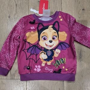 New Paw Patrol Skye Bat Costume Sweatshirt 3T